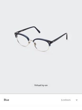 Cubitts Twygord Women's Black Semi-Rim Glasses - Classic Clubmaster Style UK 🇬🇧